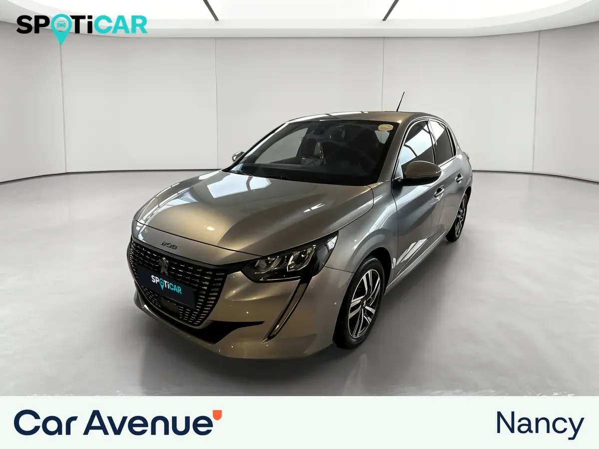 Peugeot 208 gris d'occasion
