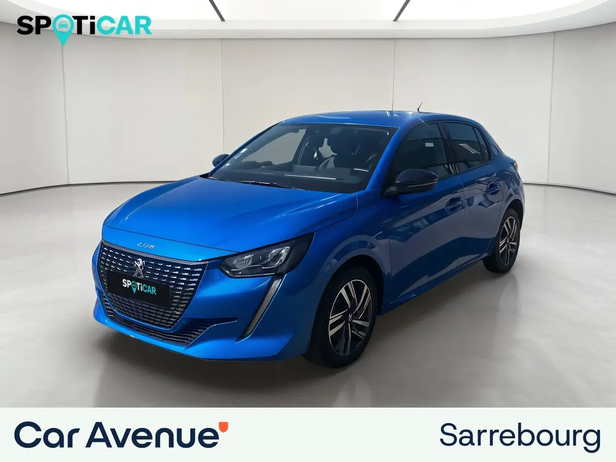 Peugeot 208 bleu d'occasion