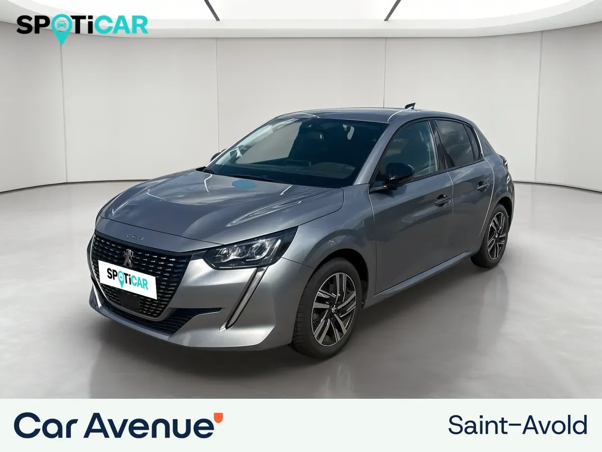 Peugeot 208 gris d'occasion