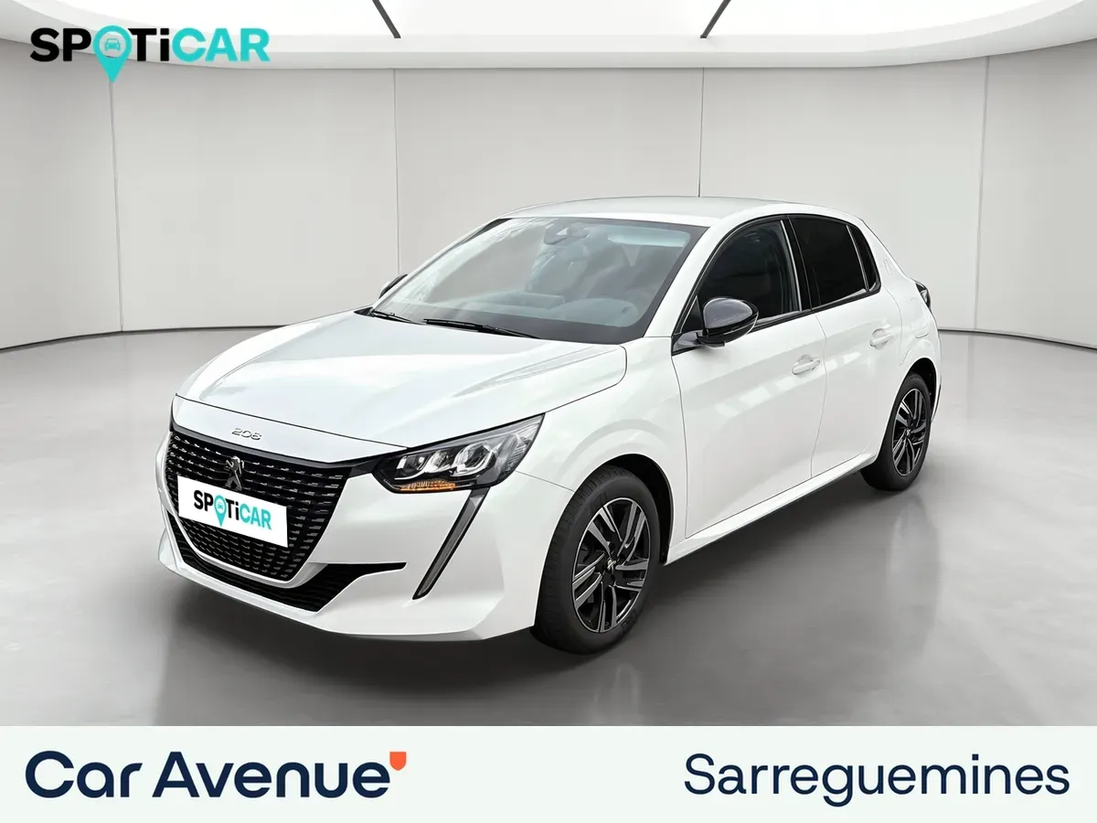 Peugeot 208 teinte opaque blanc banquise d'occasion