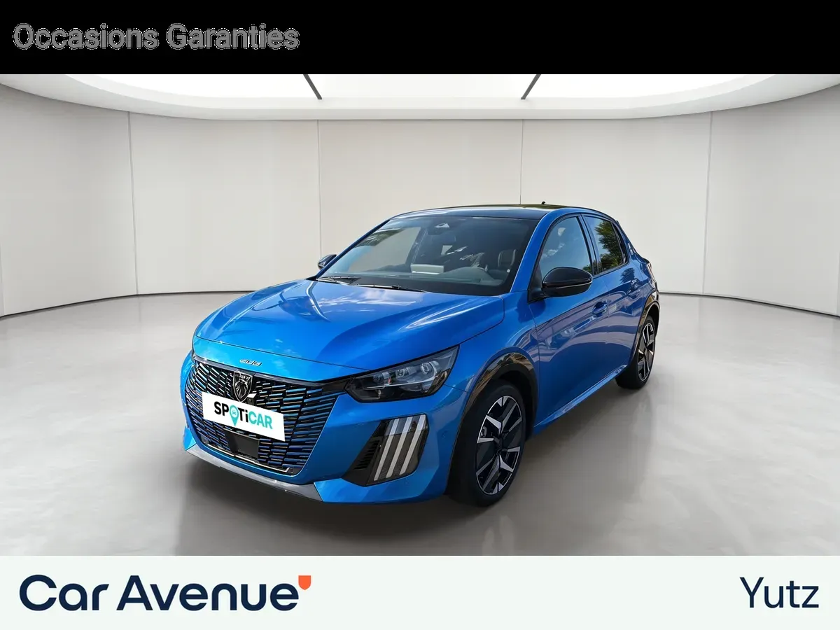 Peugeot 208 bleu d'occasion