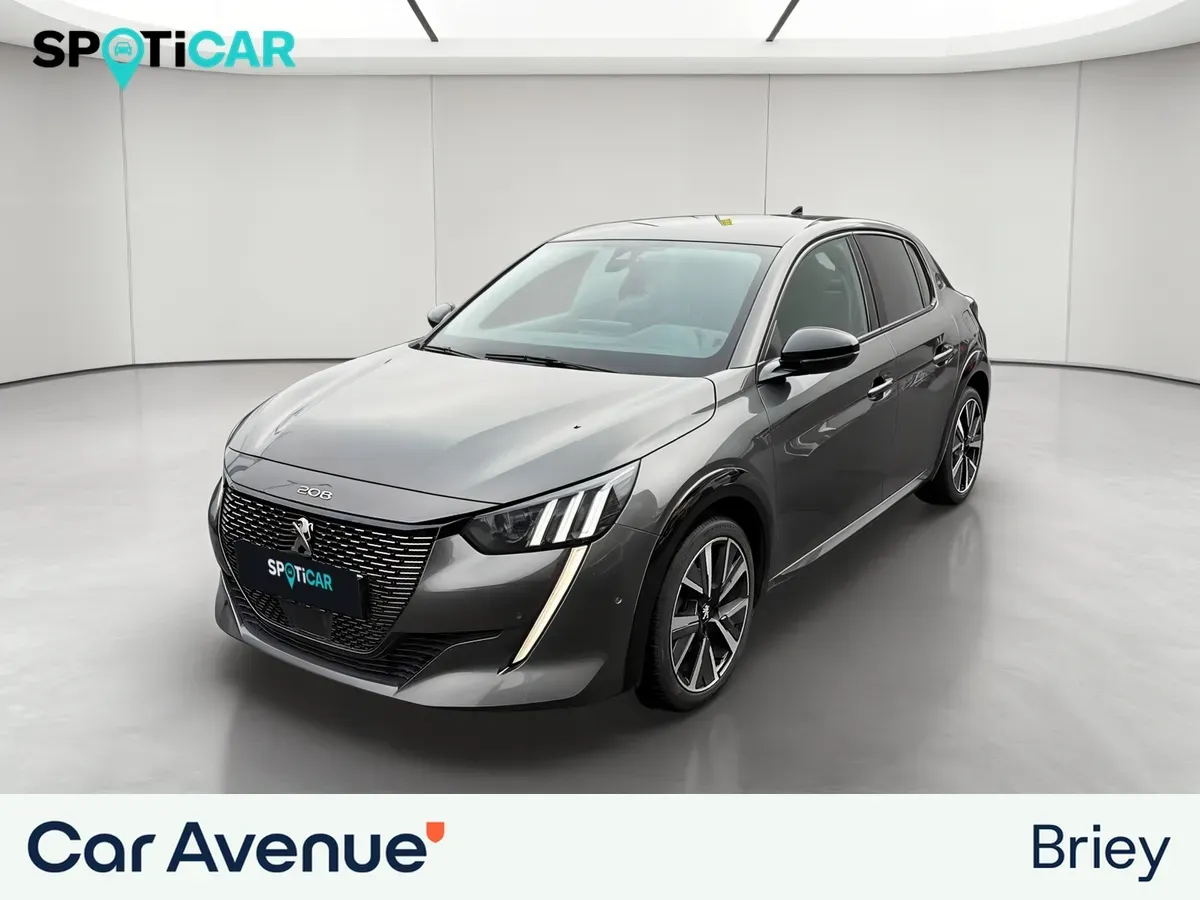 Peugeot 208 gris platinium (m) d'occasion