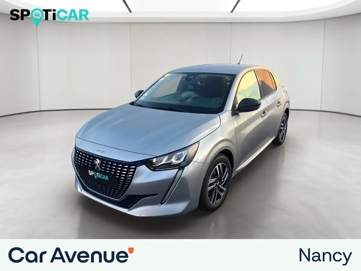 Peugeot 208 gris d'occasion