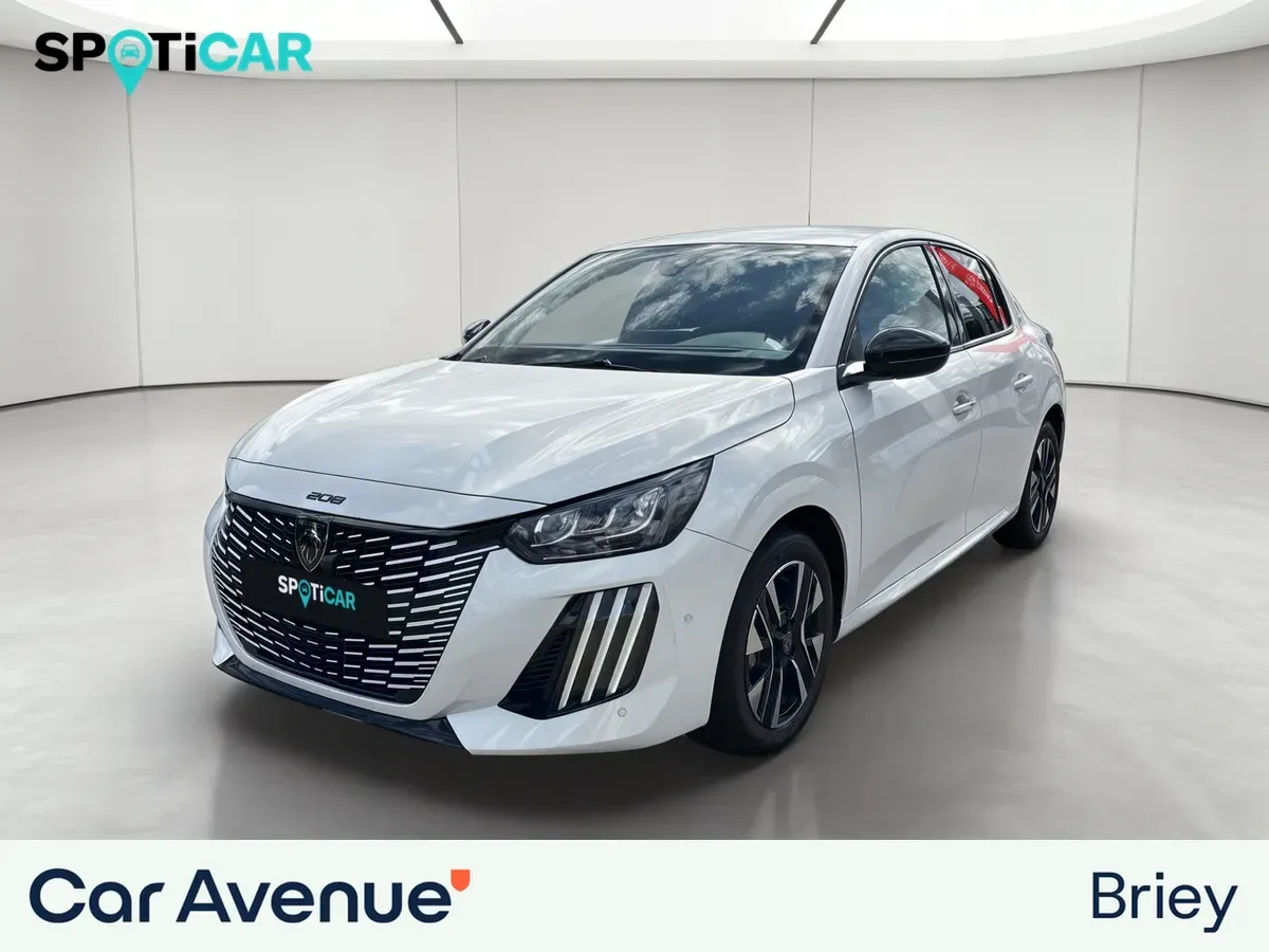 Peugeot 208 blanc d'occasion