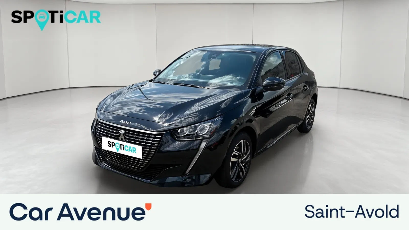 Peugeot 208 noir d'occasion