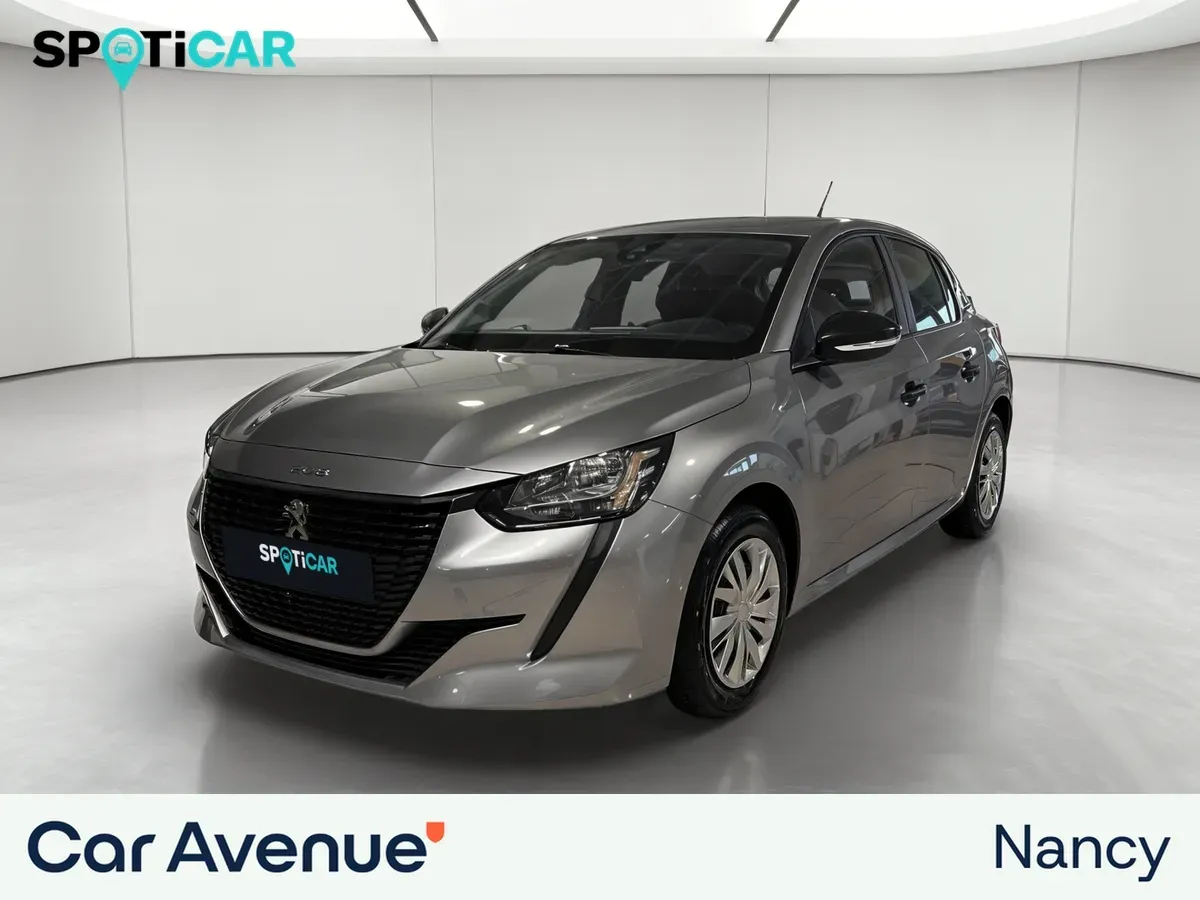 Peugeot 208 gris platinium (m) d'occasion