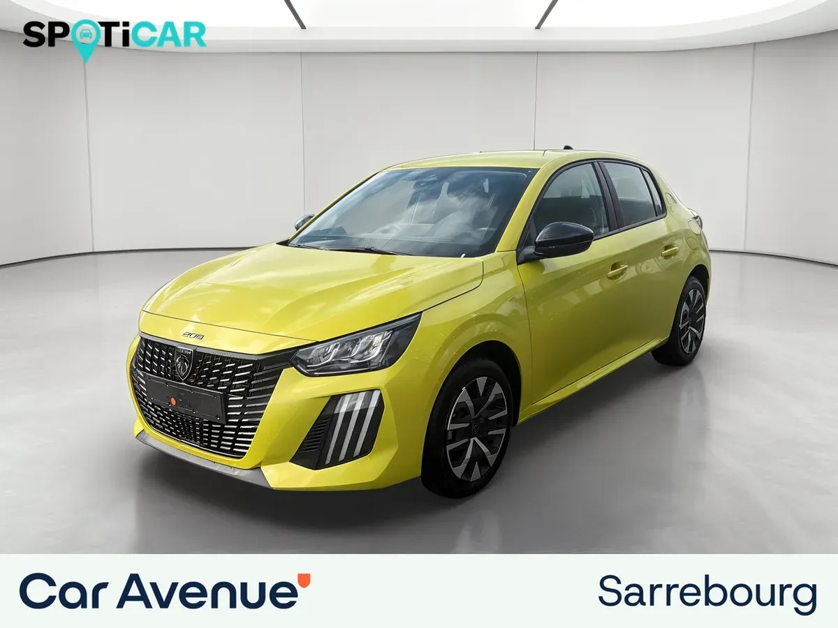 Peugeot 208 jaune agueda neuf