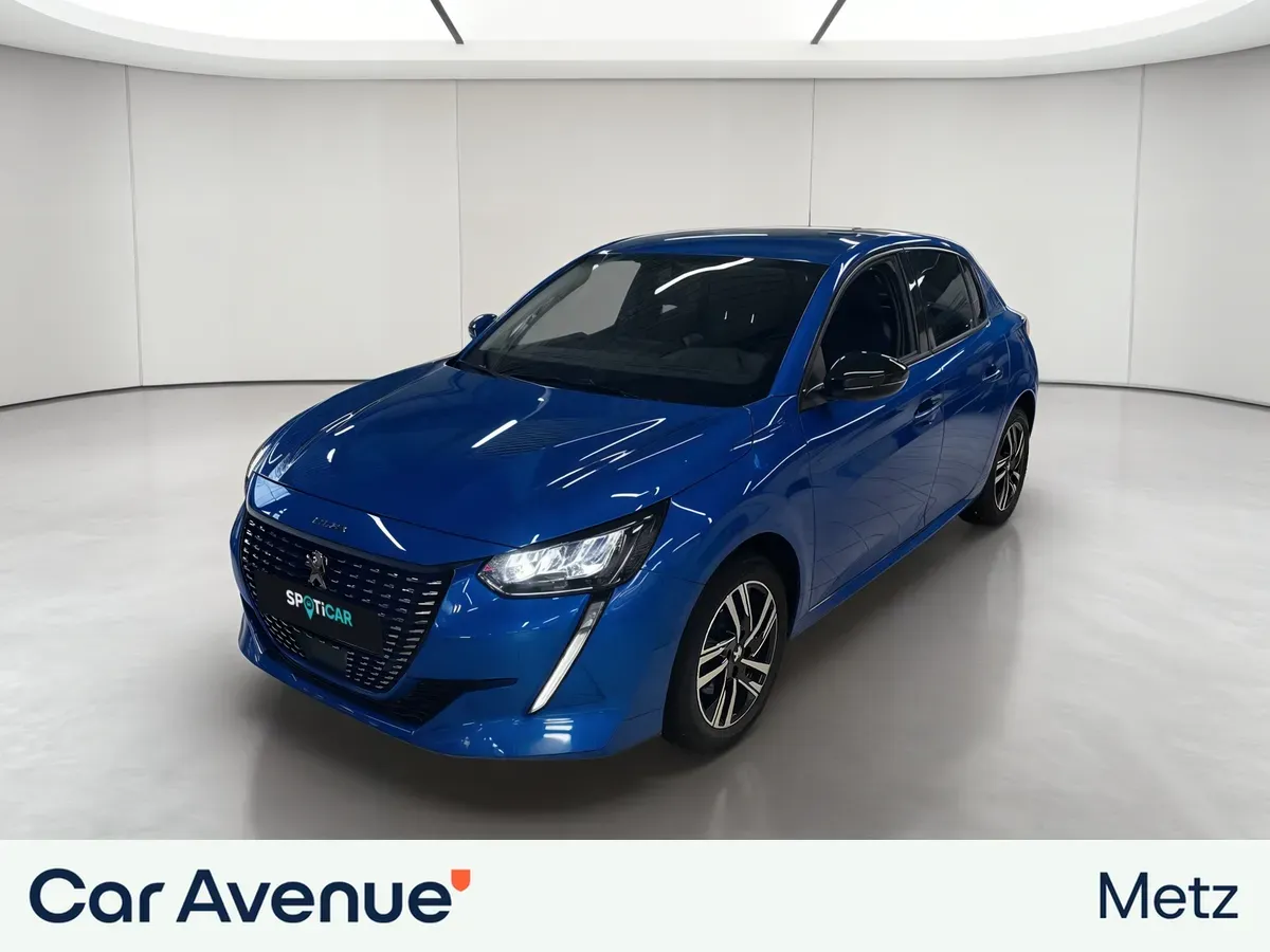 Peugeot 208 bleu d'occasion