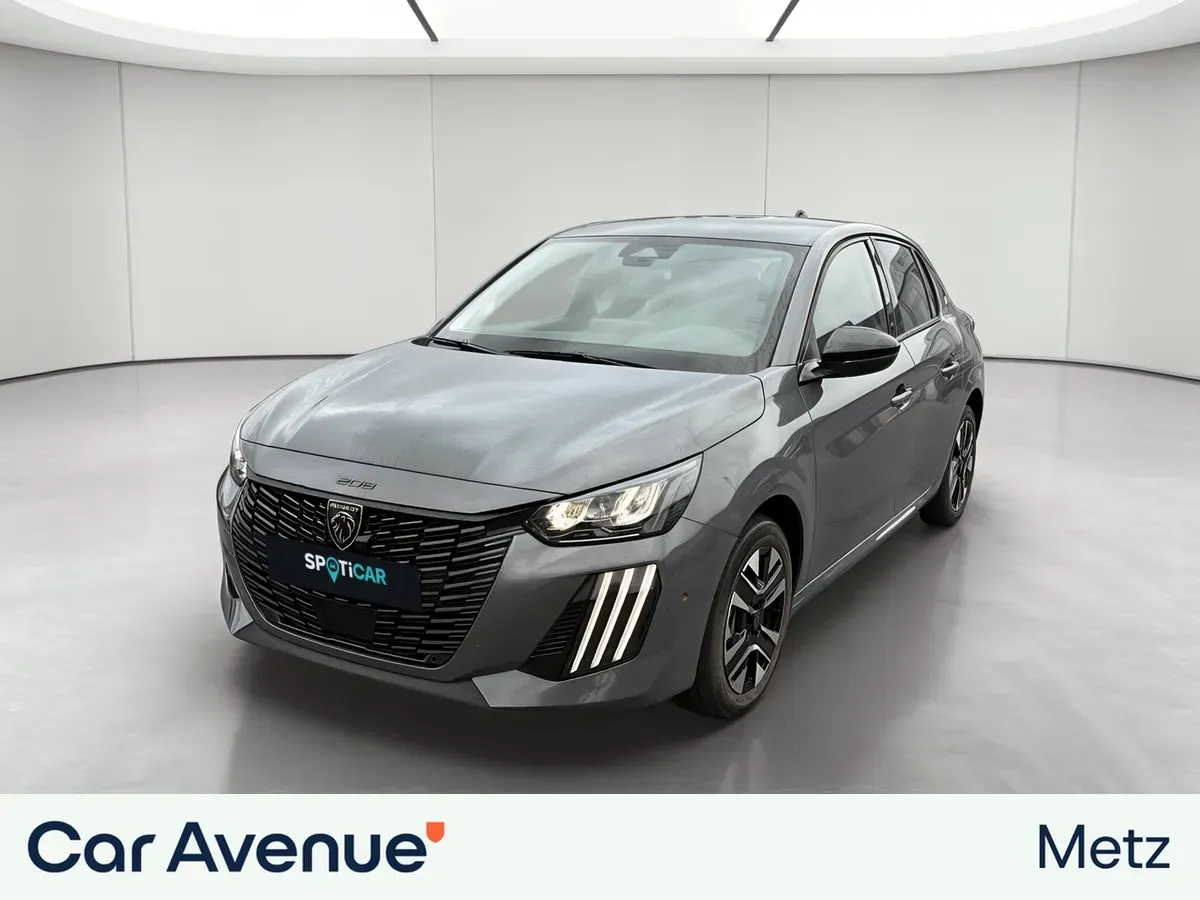 Peugeot 208 gris d'occasion