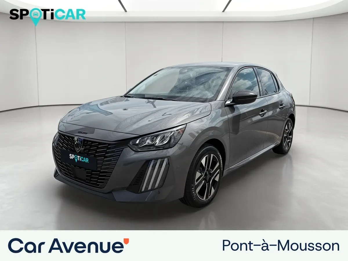 Peugeot 208 gris d'occasion