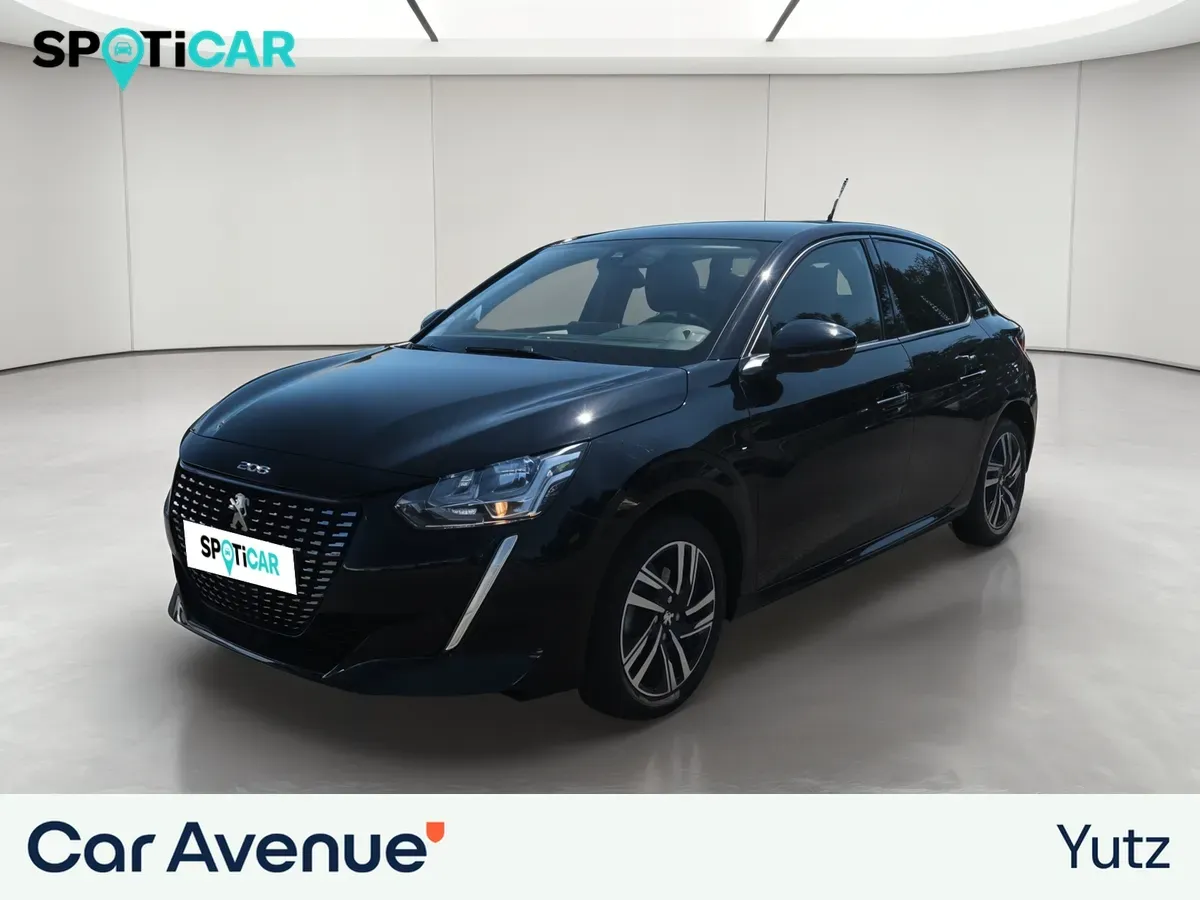 Peugeot 208 noire d'occasion