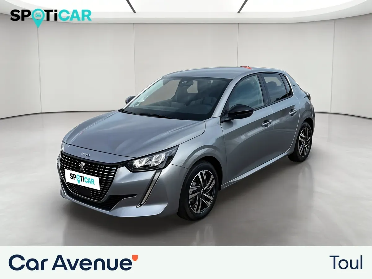 Peugeot 208 gris d'occasion