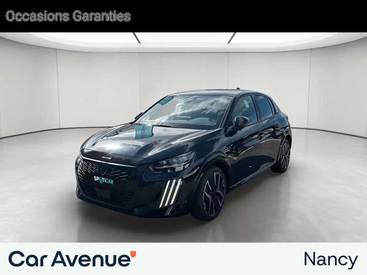Peugeot 208 noir d'occasion
