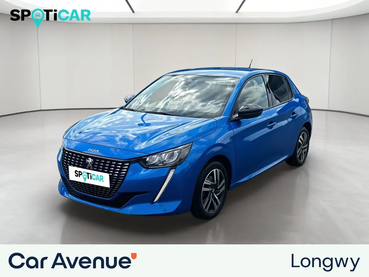 Peugeot 208 bleu d'occasion