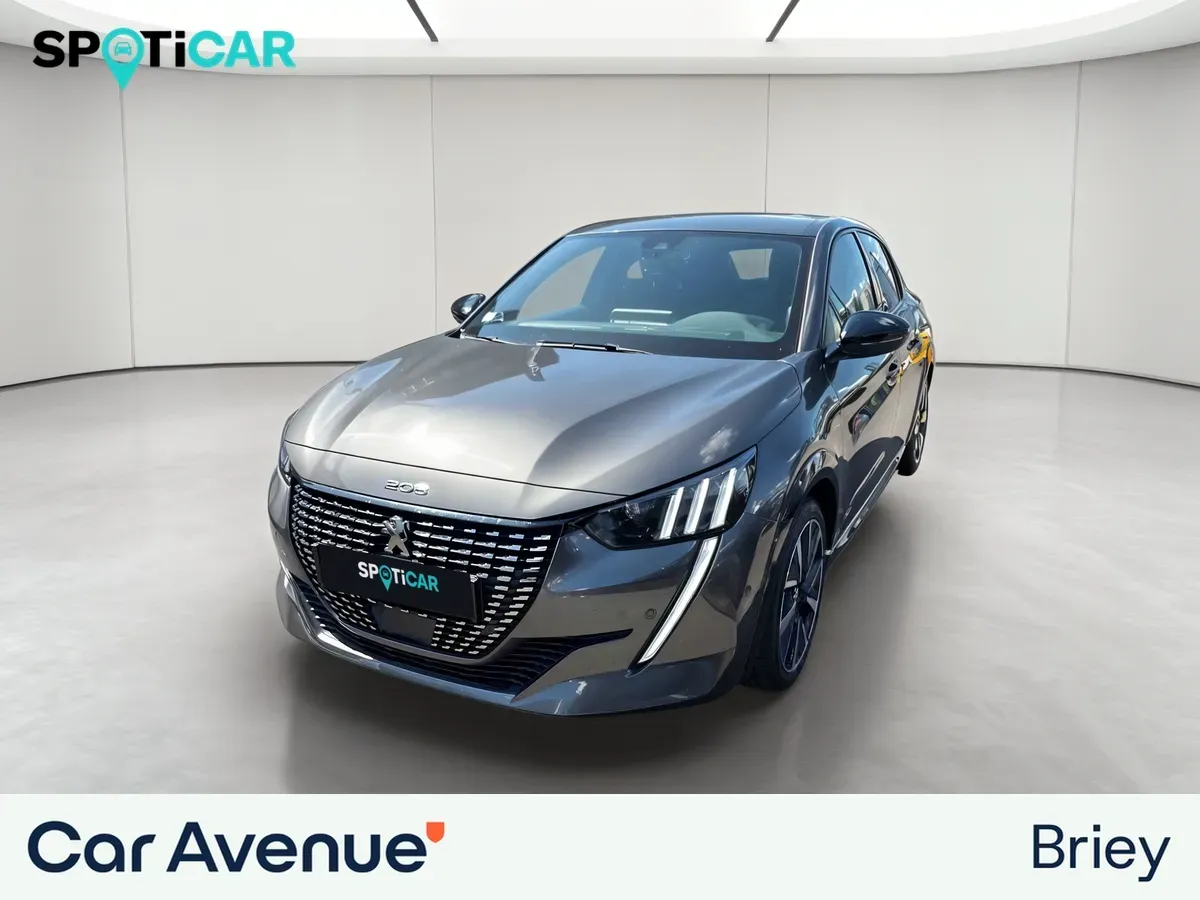 Peugeot 208 gris d'occasion