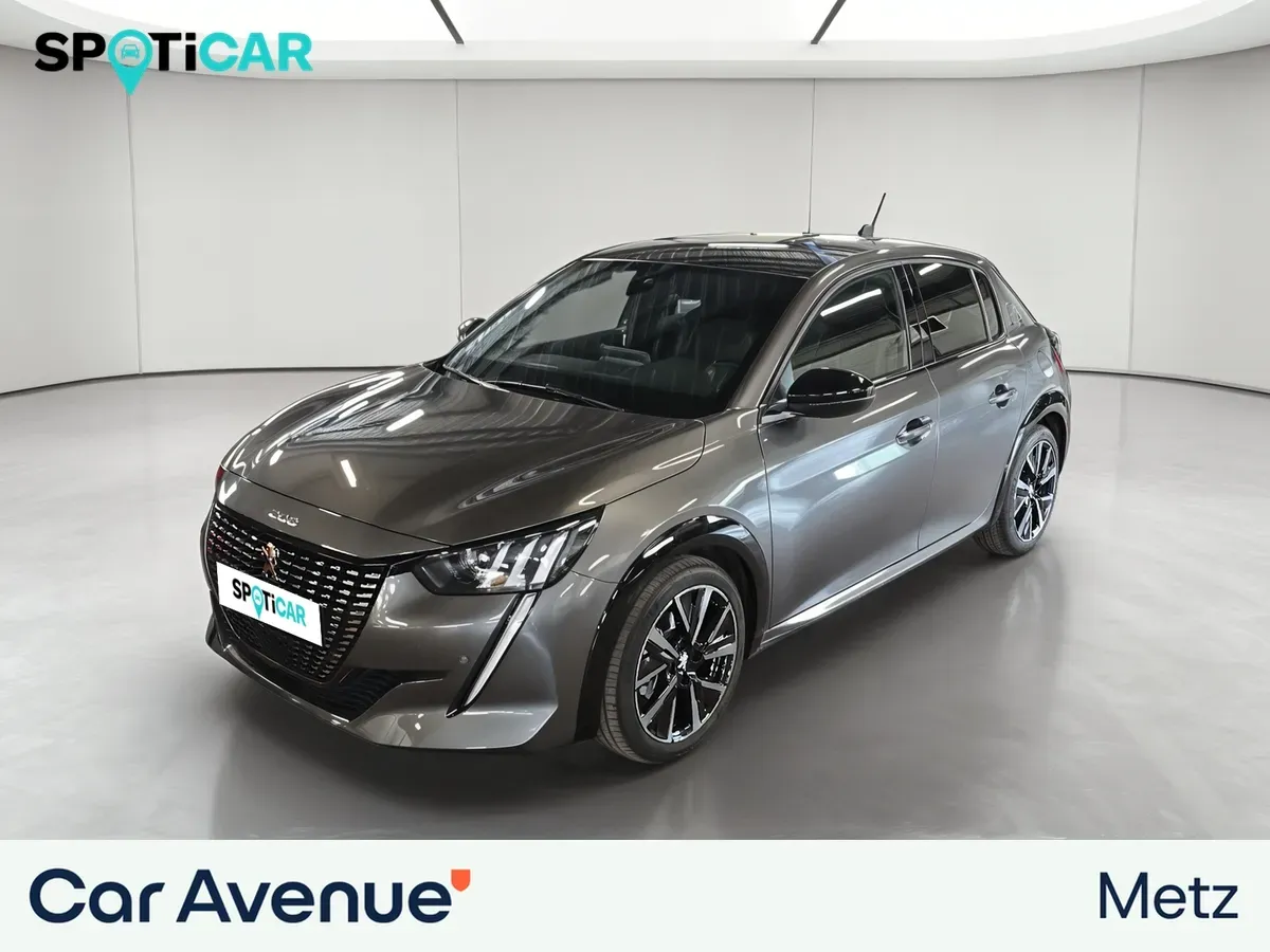 Peugeot 208 gris platinium p. m. d'occasion