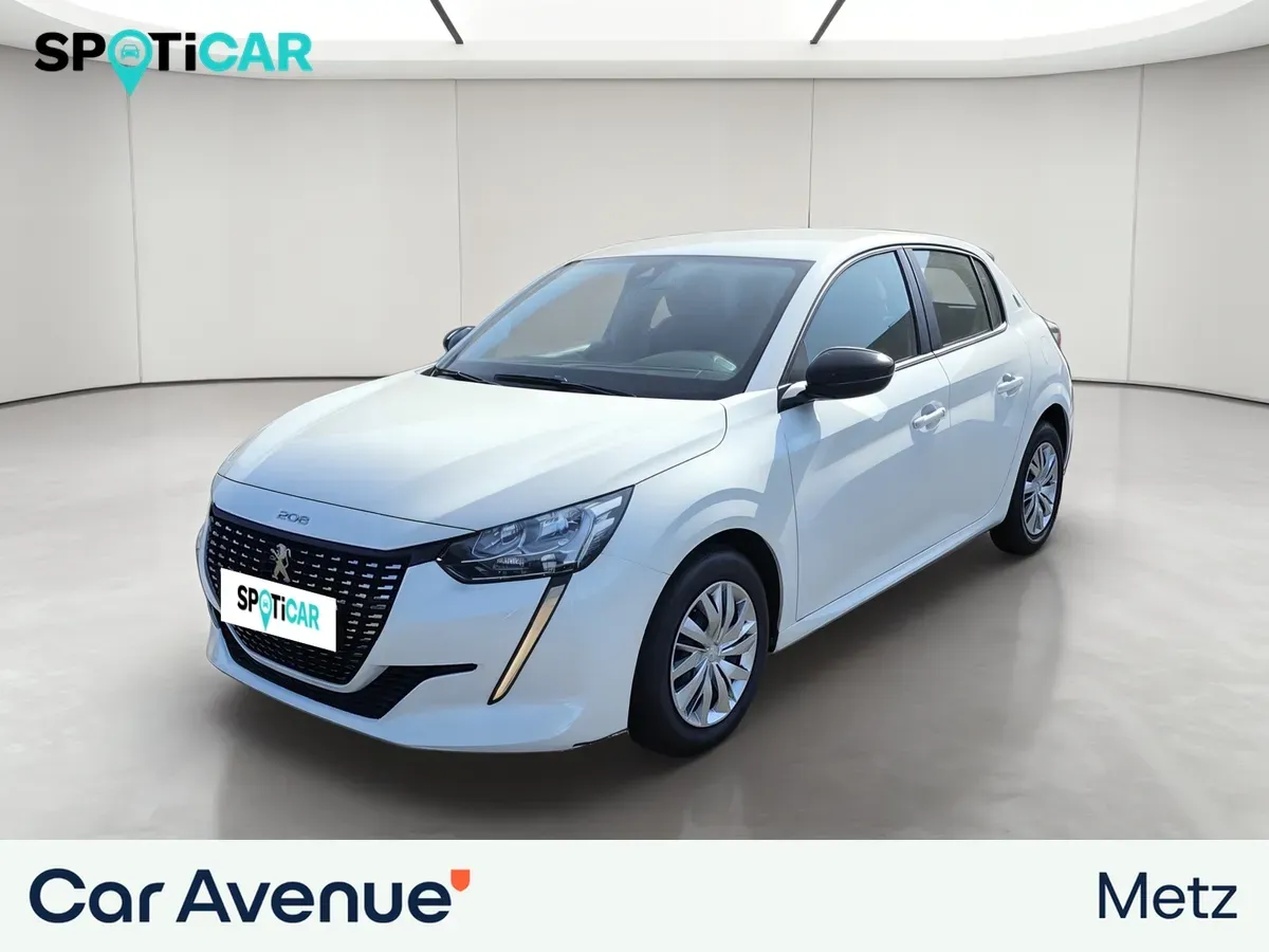 Peugeot 208 blanc banquise (o) d'occasion