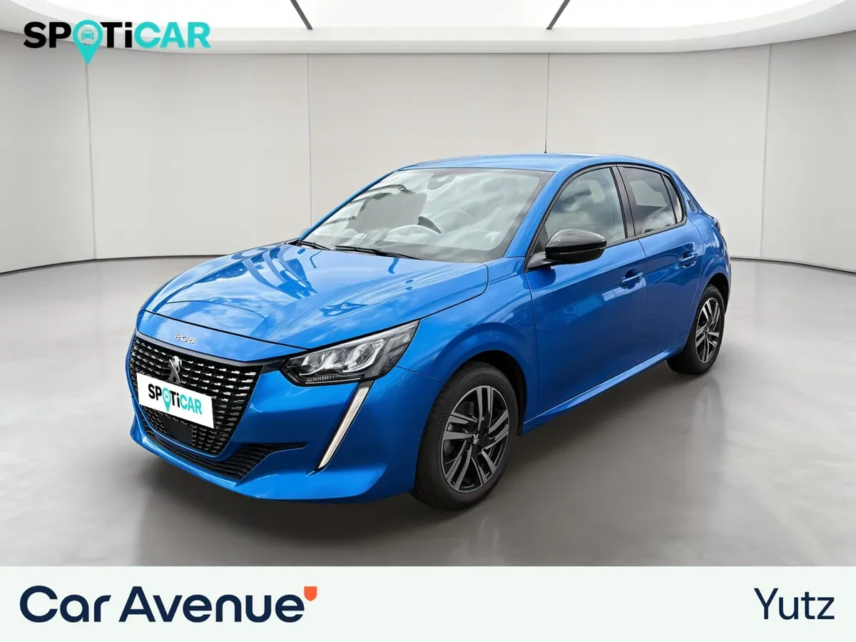 Peugeot 208 bleu d'occasion