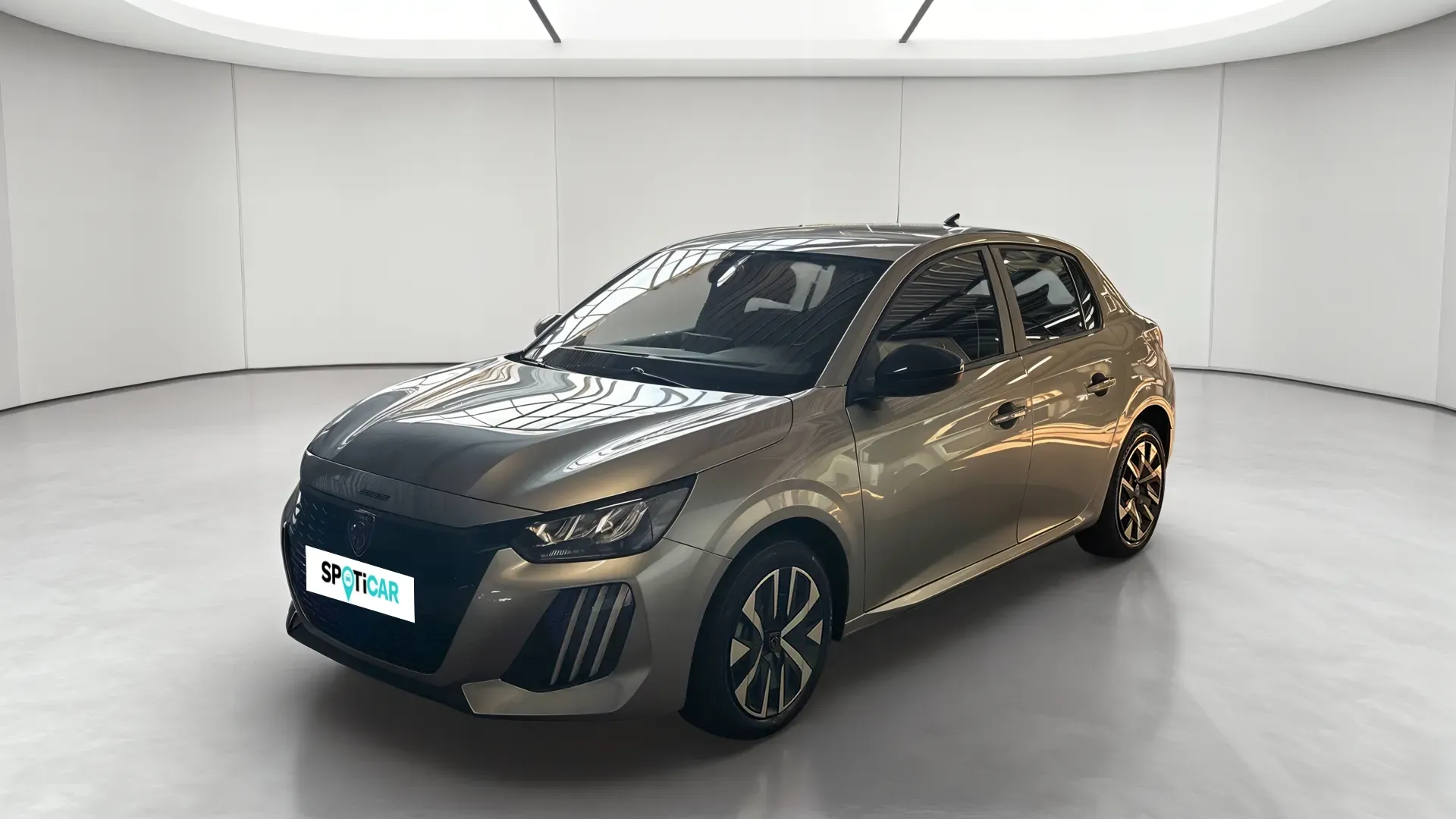Peugeot 208 gris artense neuf