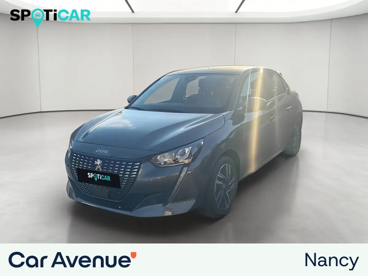 Peugeot 208 gris d'occasion