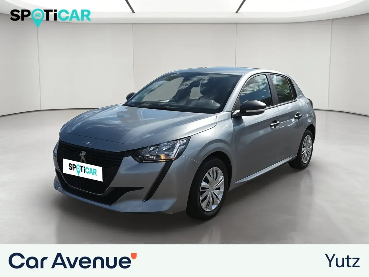 Peugeot 208 gris d'occasion
