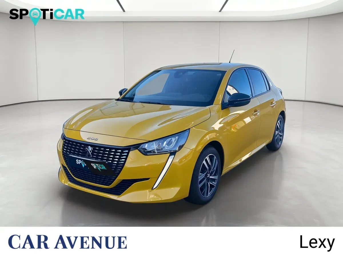 Peugeot 208 jaune faro (m) d'occasion