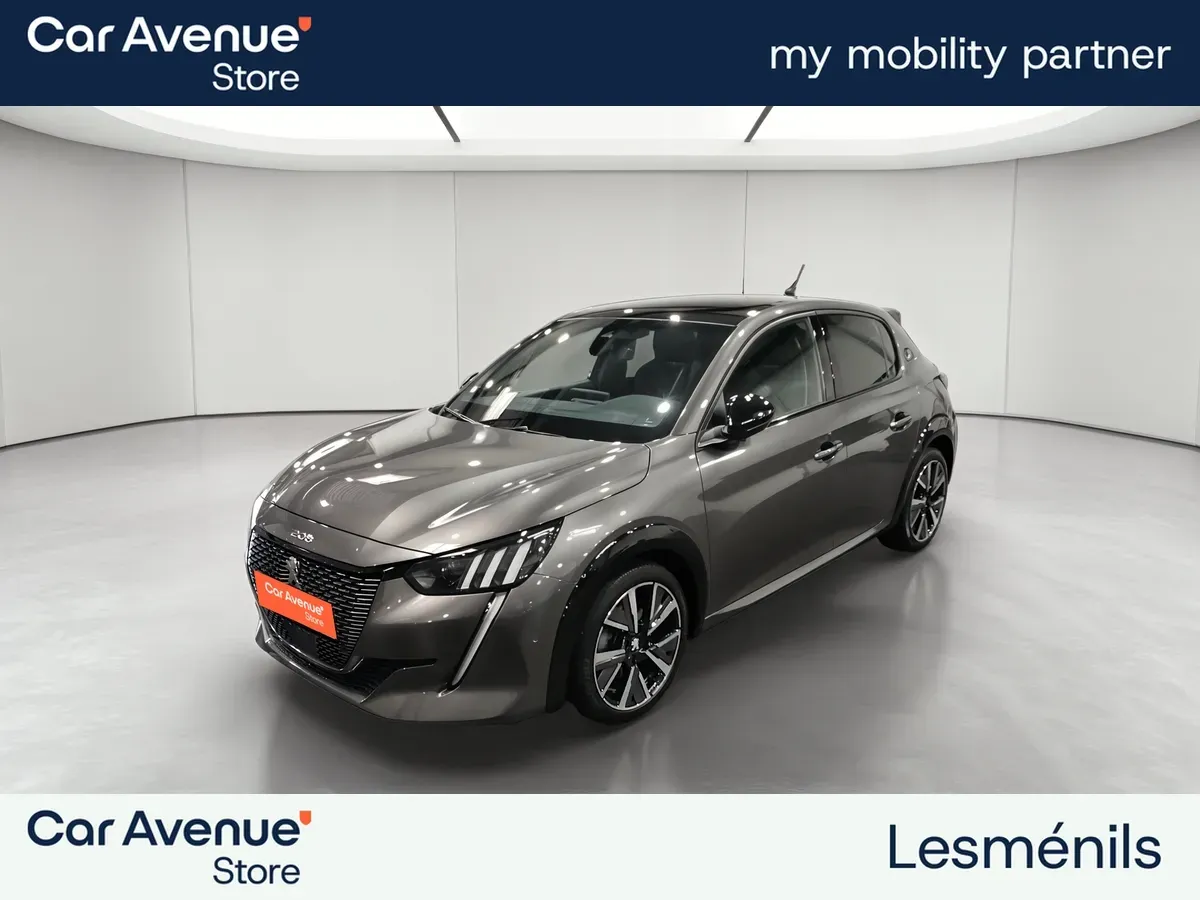 Peugeot 208 gris d'occasion