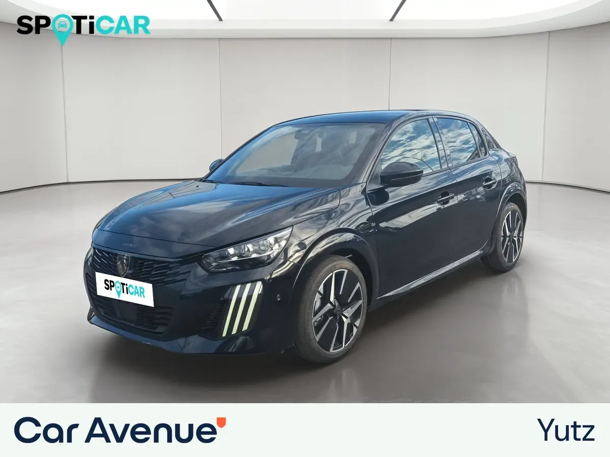 Peugeot 208 noir d'occasion