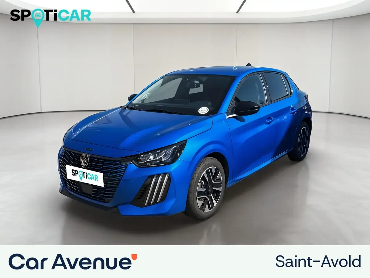 Peugeot 208 bleu d'occasion