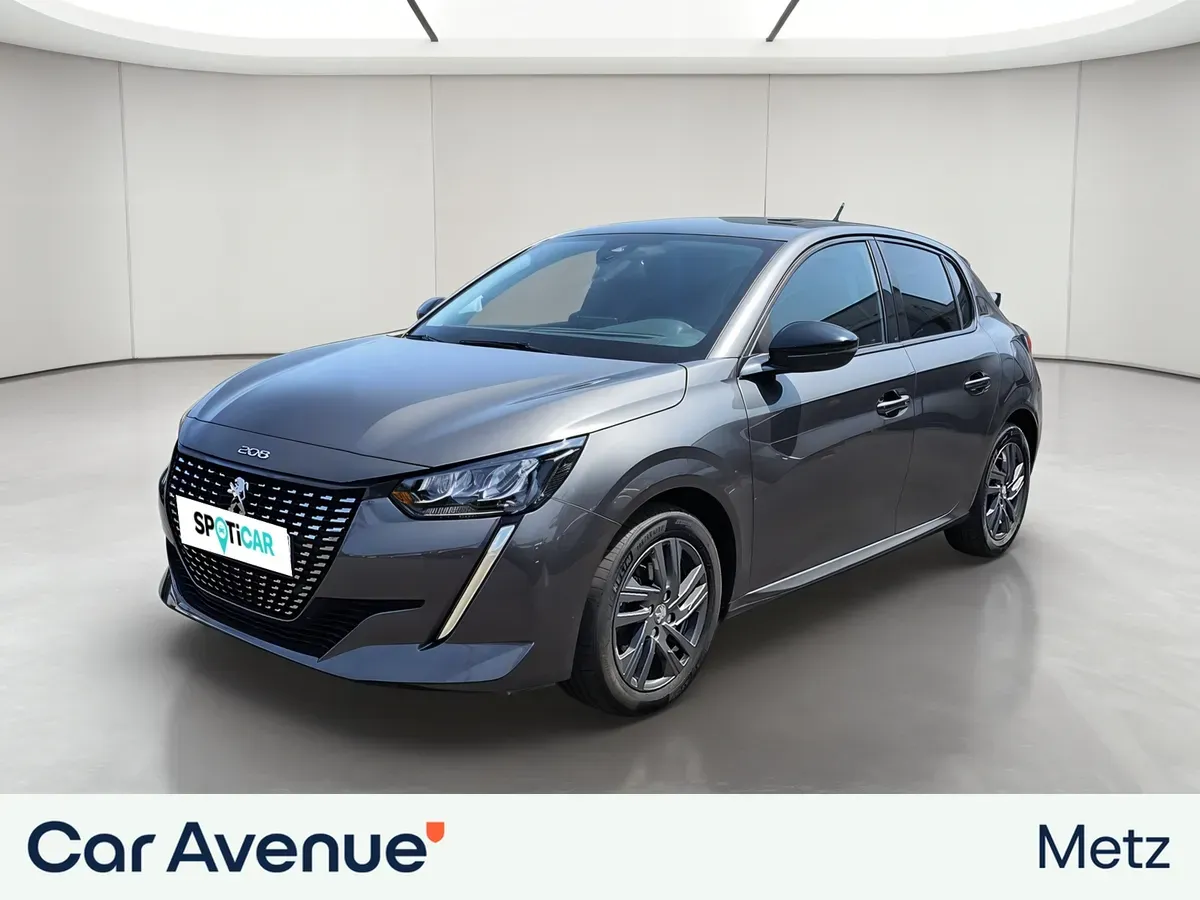 Peugeot 208 jaune d'occasion