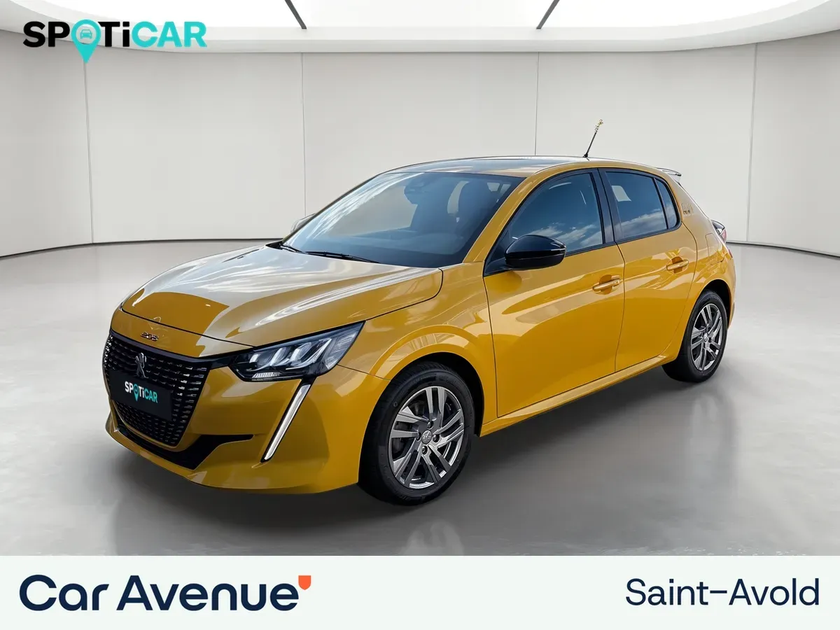 Peugeot 208 teinte m. jaune faro d'occasion