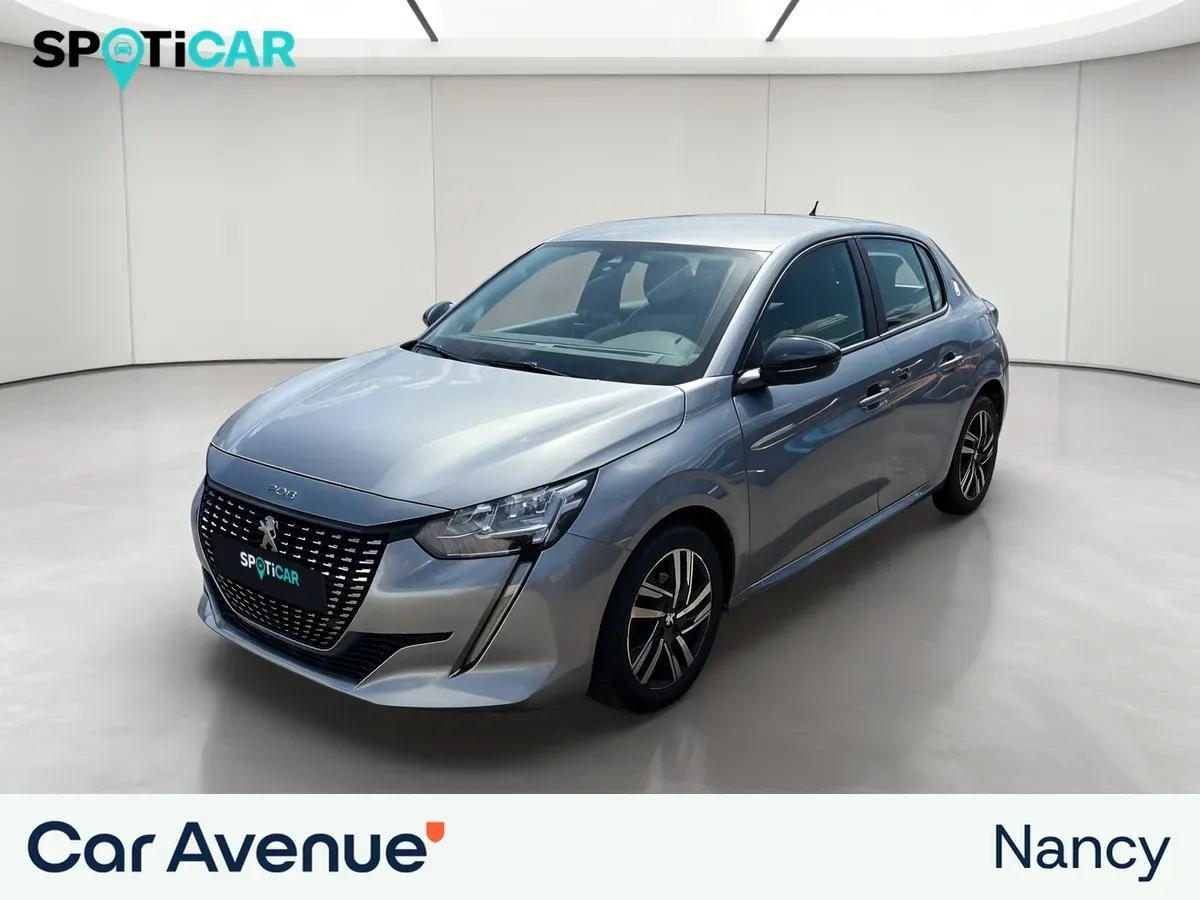 Peugeot 208 gris d'occasion