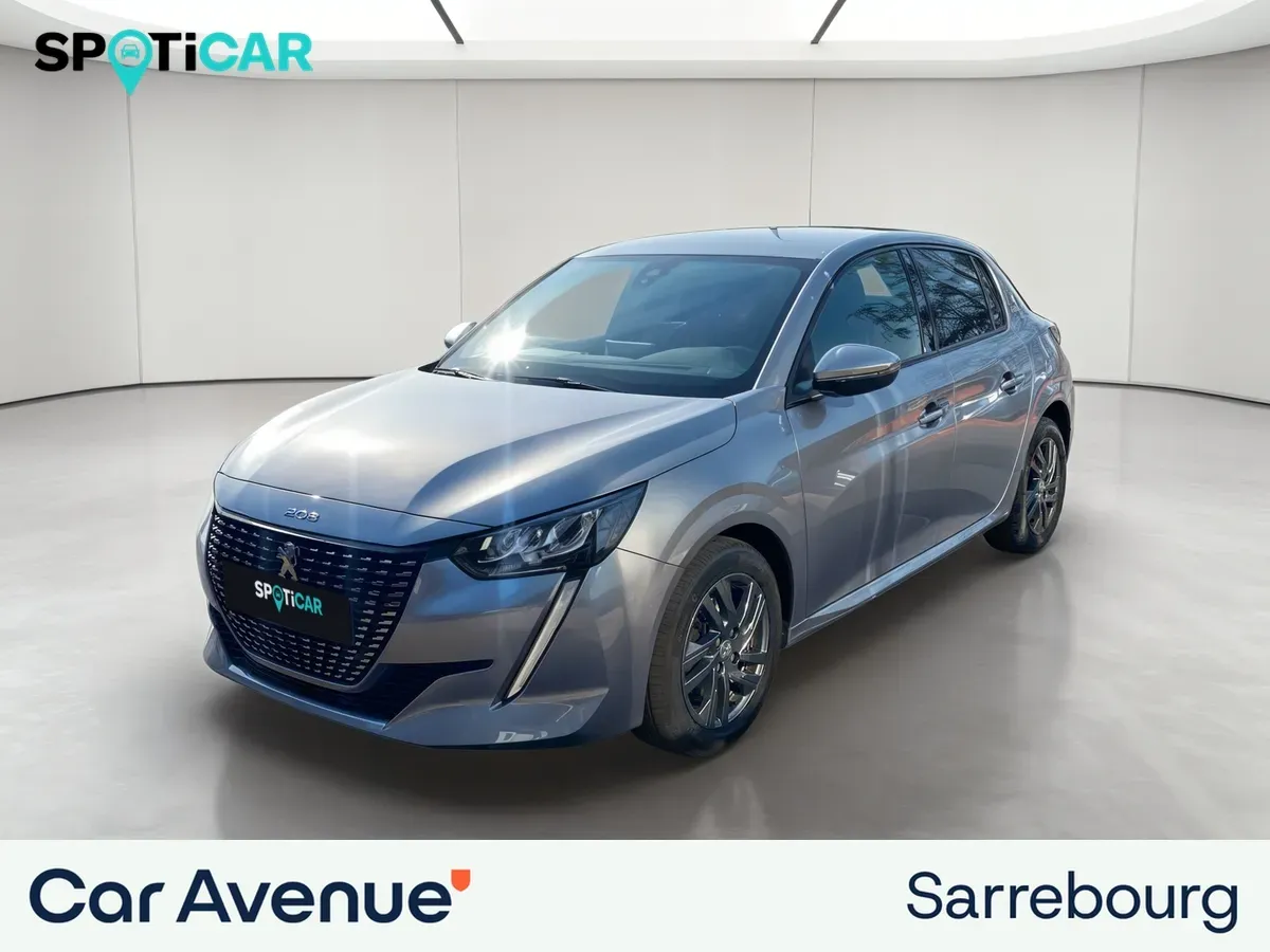 Peugeot 208 gris d'occasion