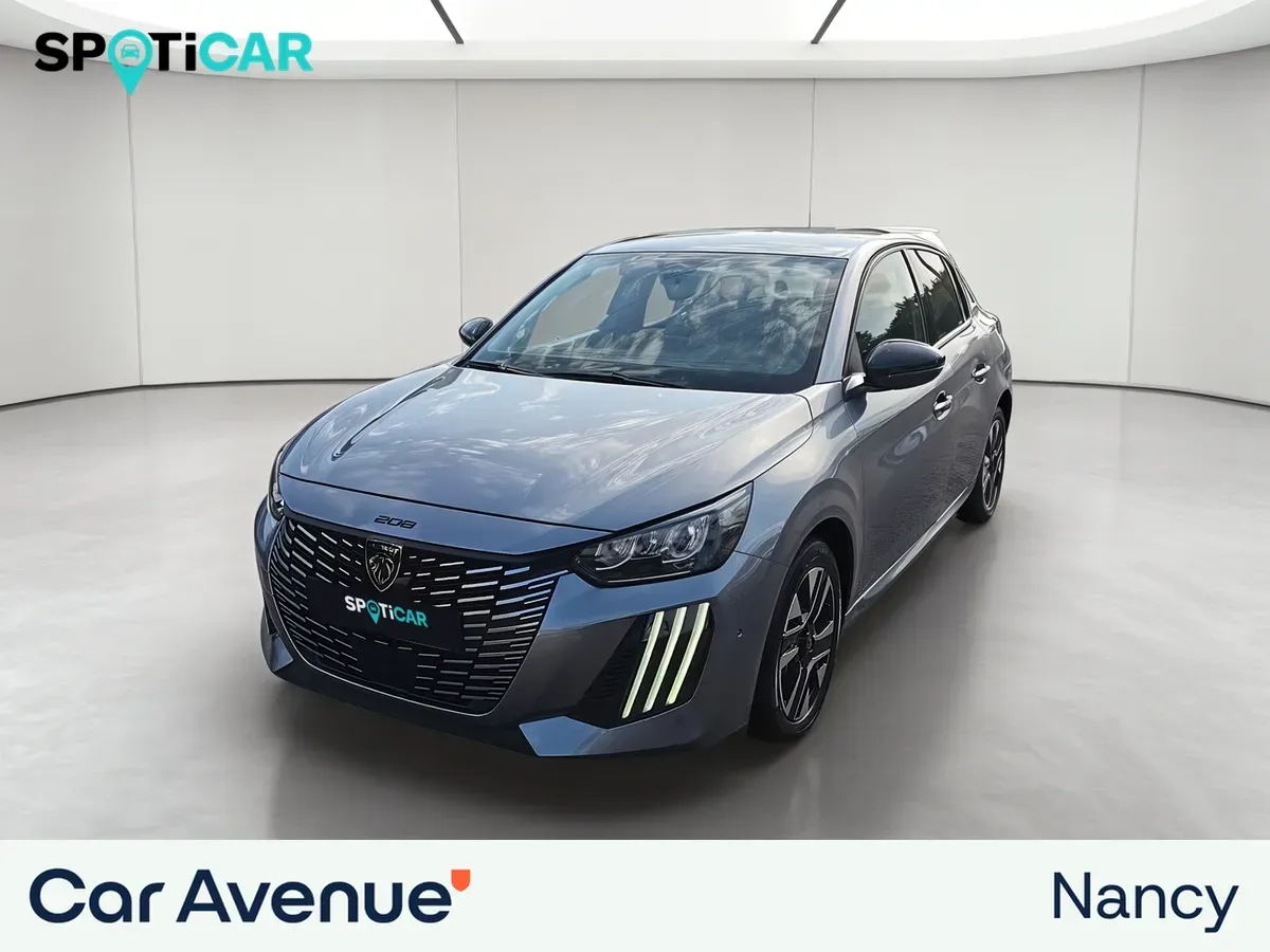 Peugeot 208 gris d'occasion