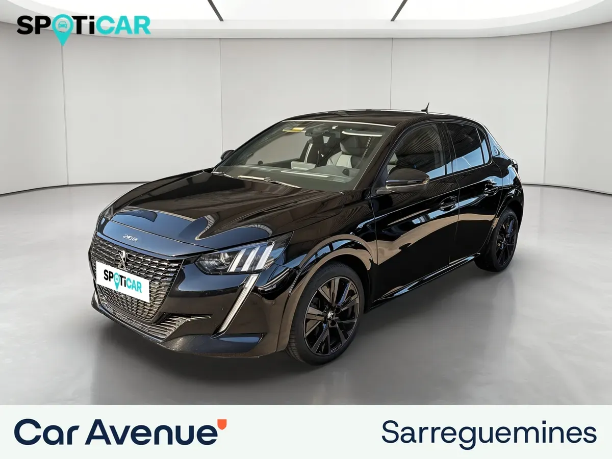 Peugeot 208 noir d'occasion