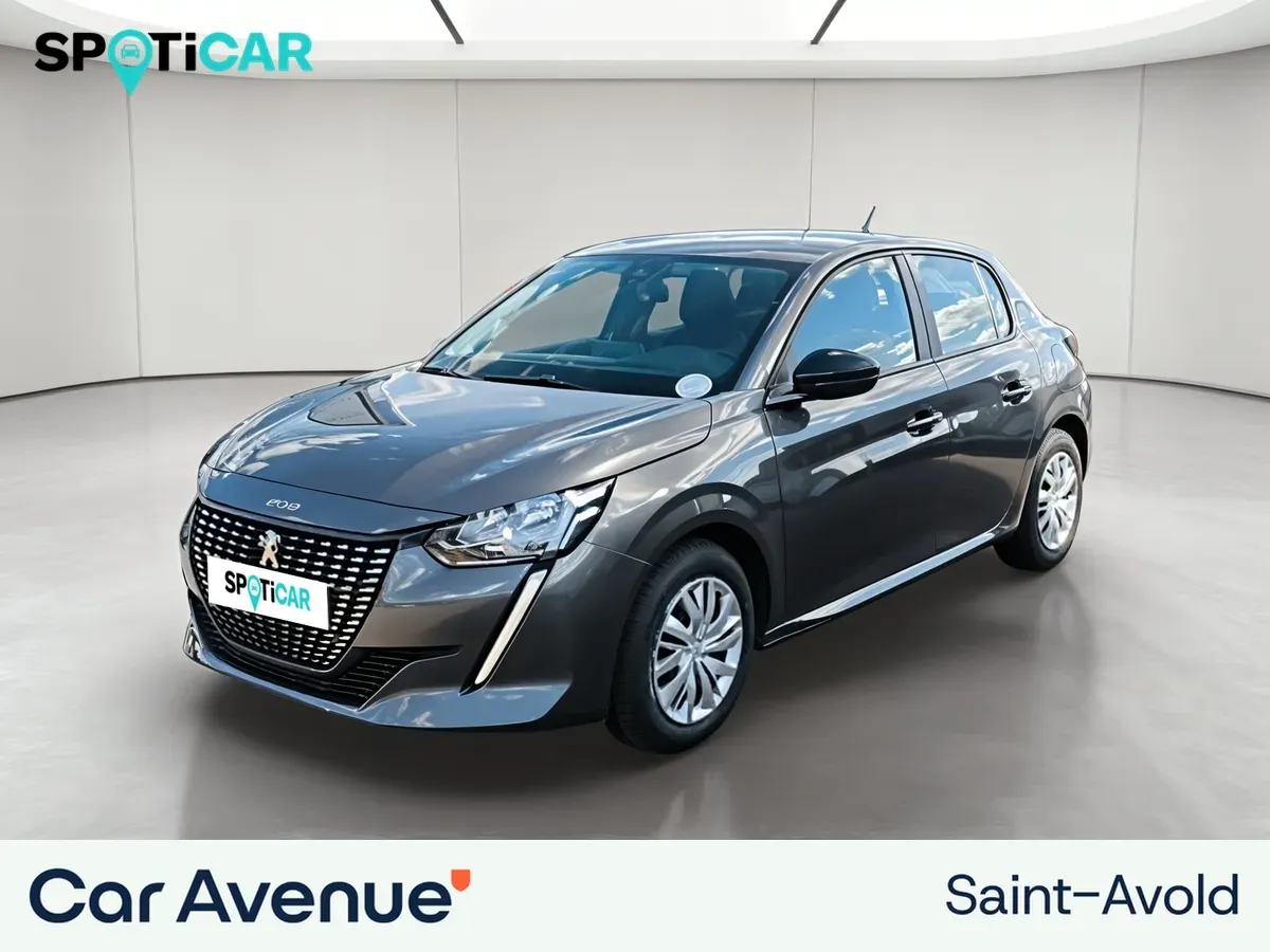 Peugeot 208 gris d'occasion