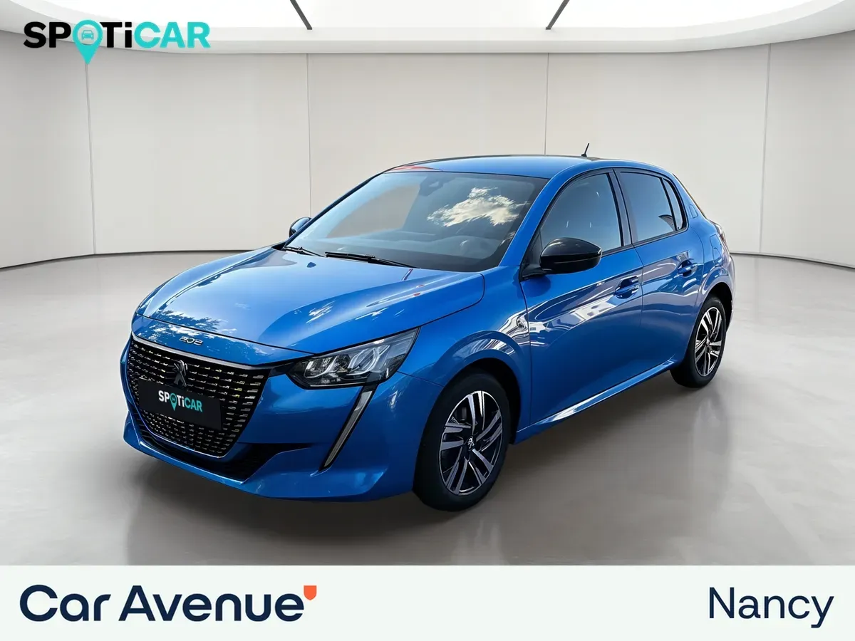 Peugeot 208 bleu d'occasion