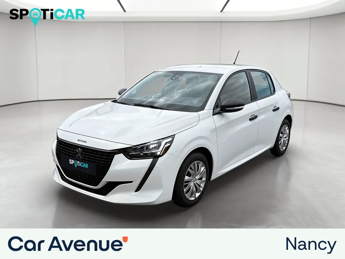 Peugeot 208 blanc banquise (o) d'occasion