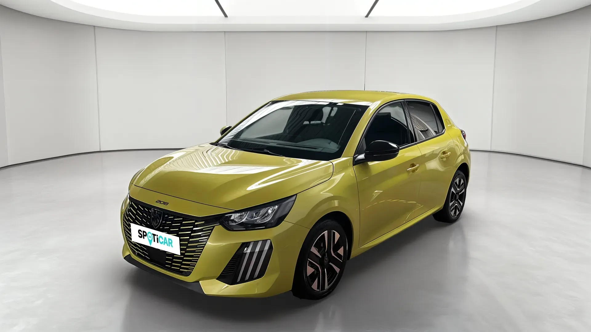 Peugeot 208 jaune agueda neuf