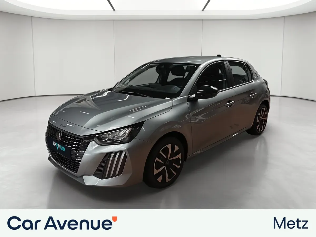Peugeot 208 gris artense neuf