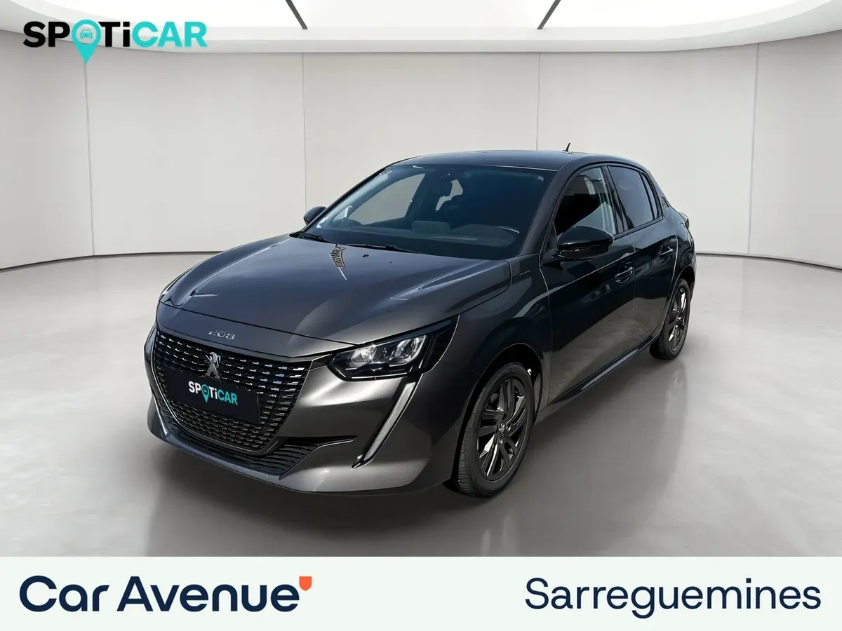 Peugeot 208 gris d'occasion