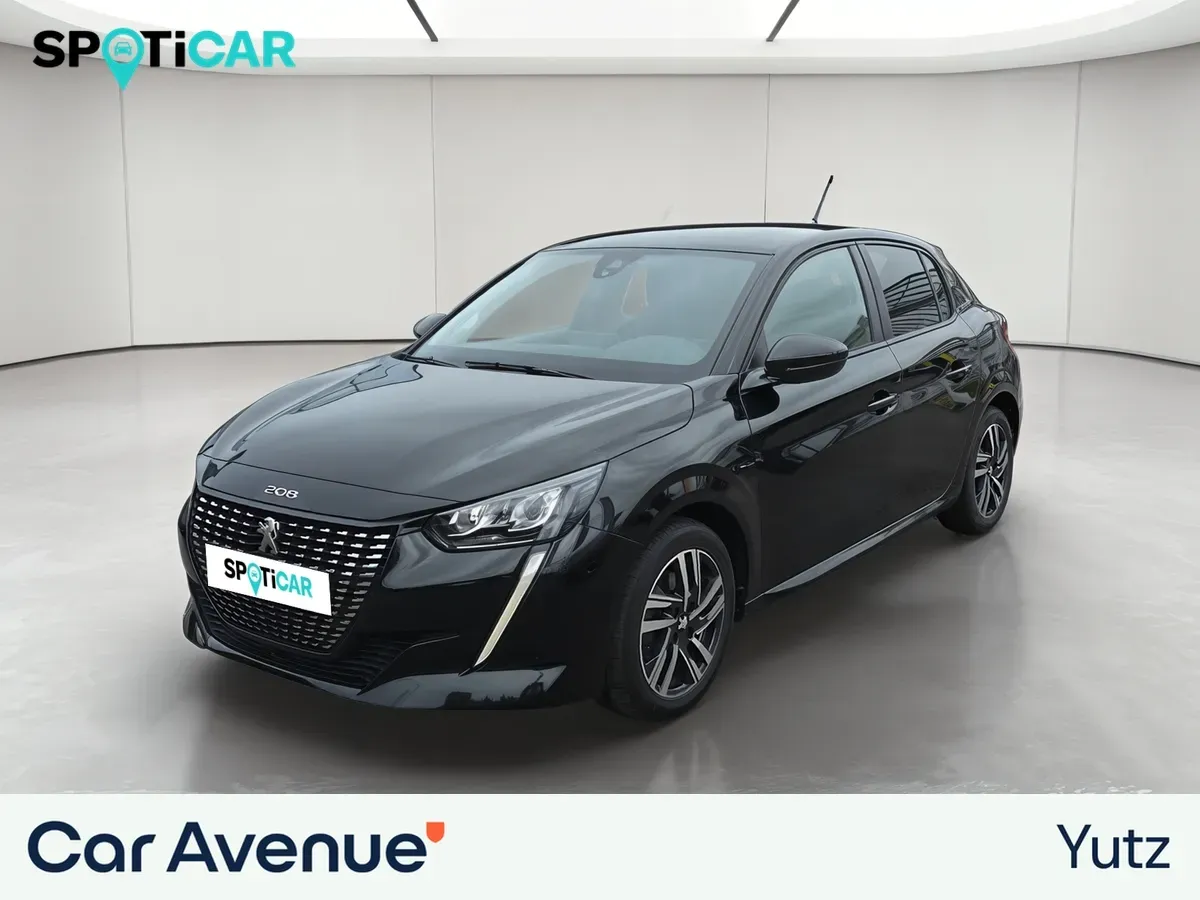 Peugeot 208 noir d'occasion
