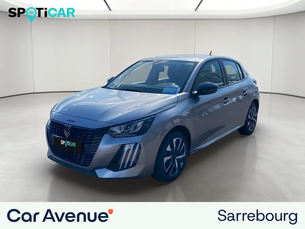 Peugeot 208 gris d'occasion
