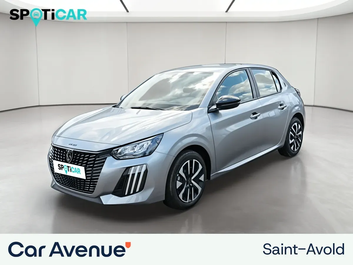 Peugeot 208 gris d'occasion