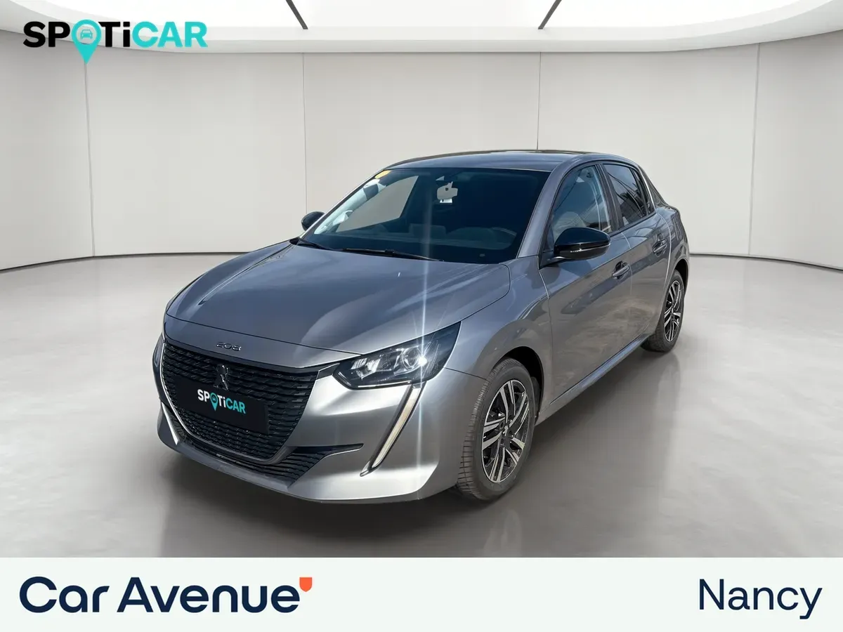 Peugeot 208 gris d'occasion
