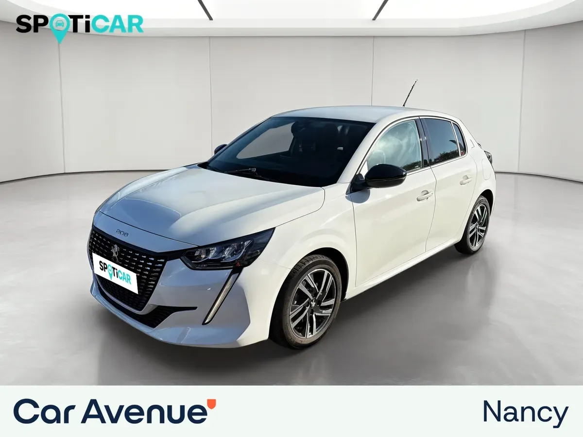 Peugeot 208 blanc d'occasion