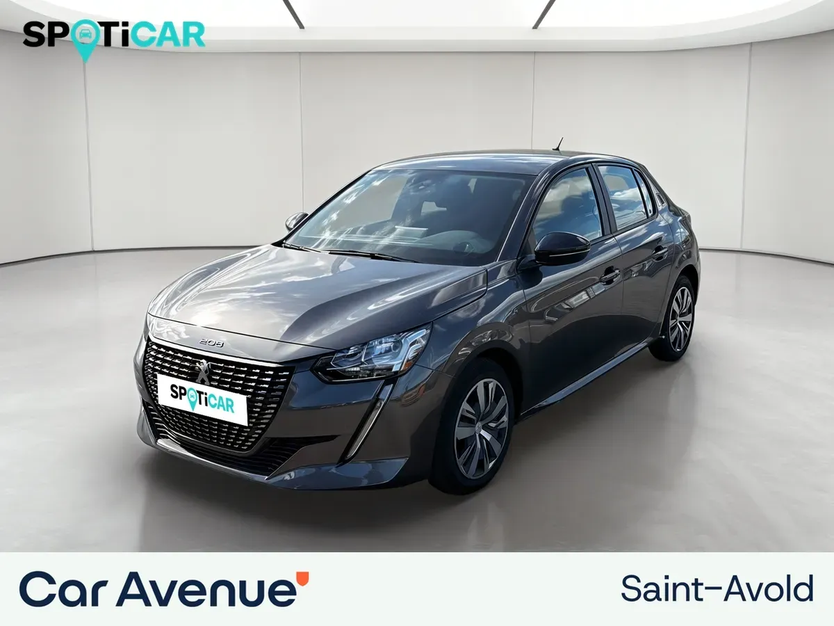 Peugeot 208 gris platinium p. m. d'occasion