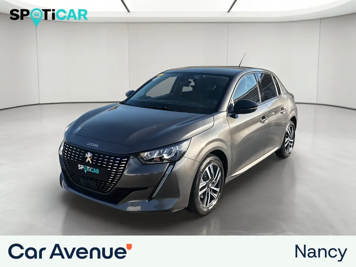 Peugeot 208 gris d'occasion