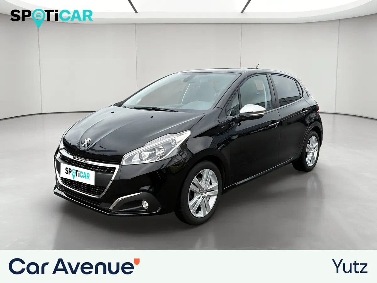 Peugeot 208 noir d'occasion
