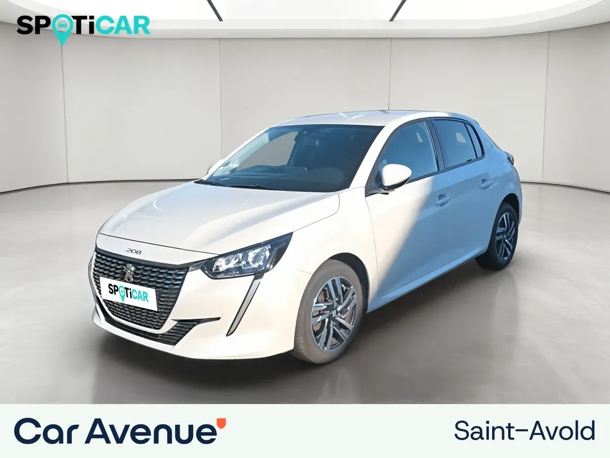 Peugeot 208 teinte spéciale blanc nacré d'occasion